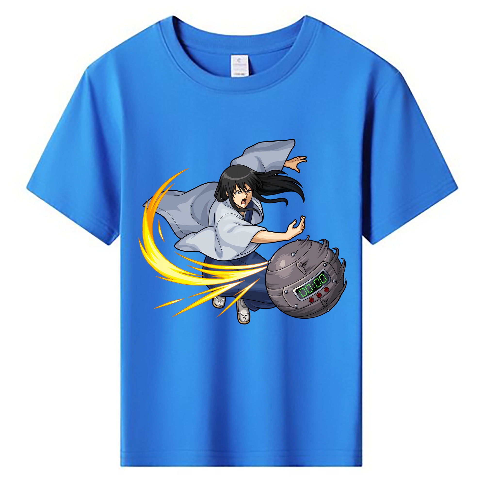 （画像用） ぎんたま 坂田銀時（さかたぎんとき） 神楽 志村新八（しむら しんぱち） GINTAMA Sakata Gintoki Kagura Shimura Shinpachi 綿100％キッズTシャツ（フロントプリント）